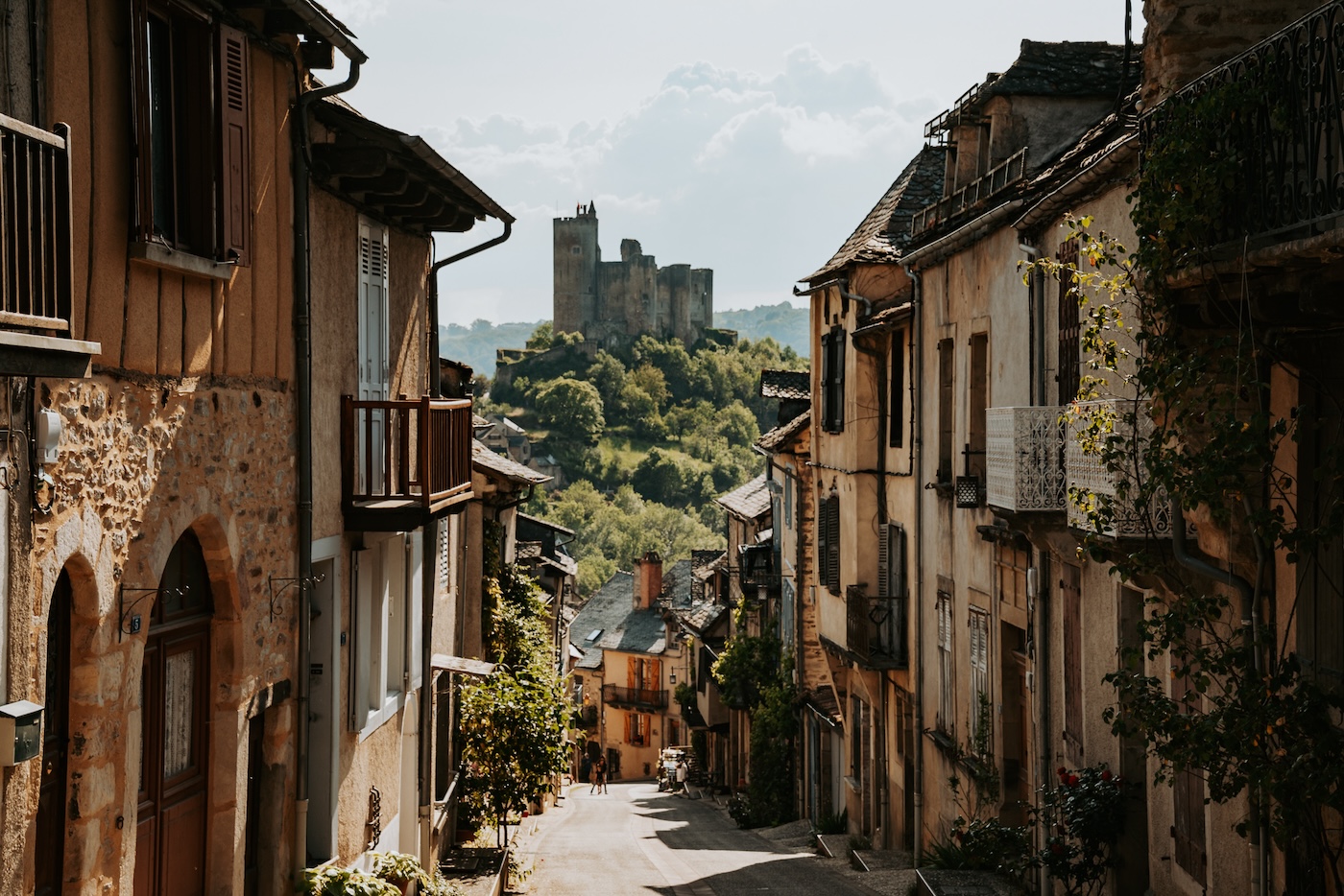 Aveyron, uitzicht Najac