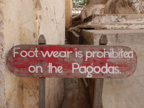 Bagan tempels regels