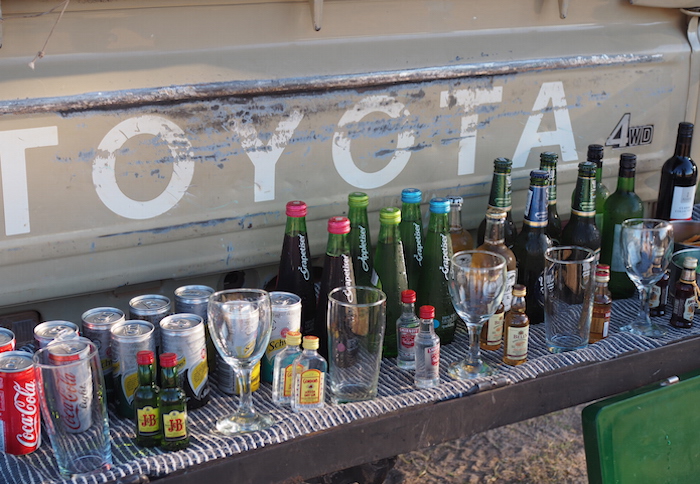 Bar safari sunset bushmans kloof