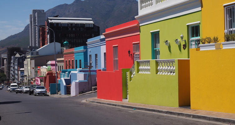 Bo Kaap kaapstad straten zuid afrika