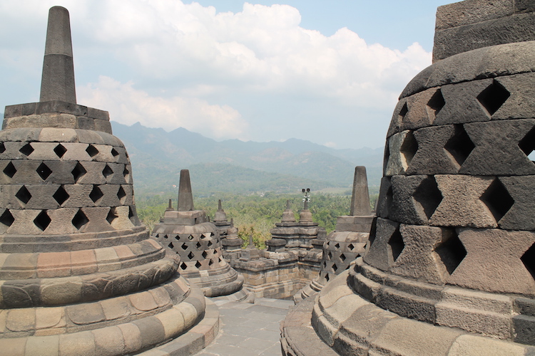 Borobudur stoepas java