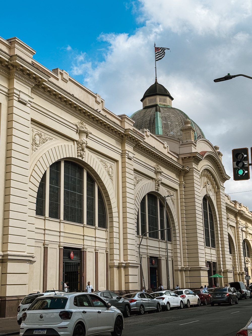 Buitenkant mercado municipal São Paulo