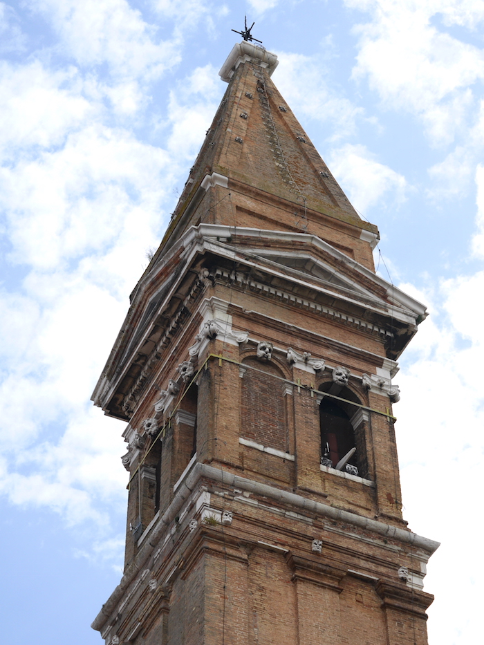 Burano eiland toren