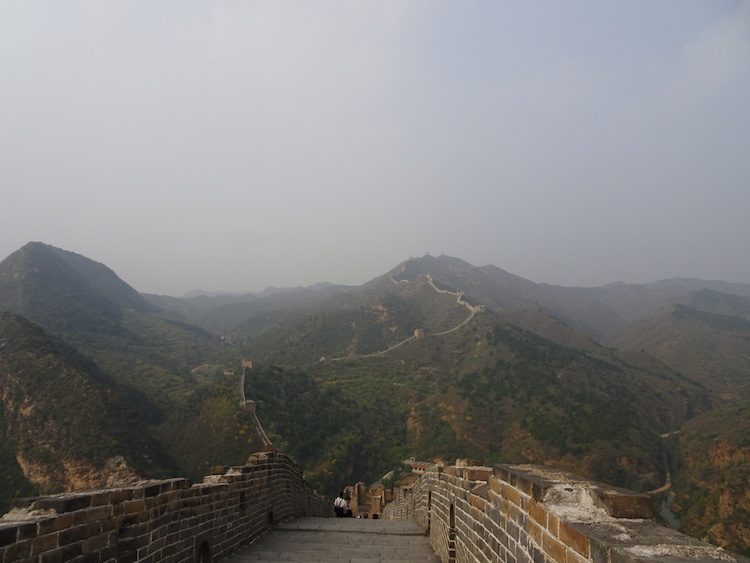 China de chinese muur backpack route noord azie