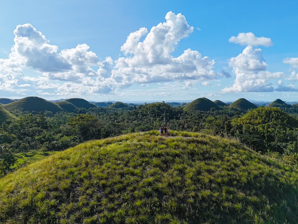 Chocolate Hills viewpoint Filipijnen