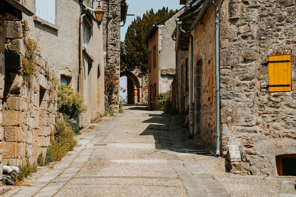 Frans straatje in Aveyron