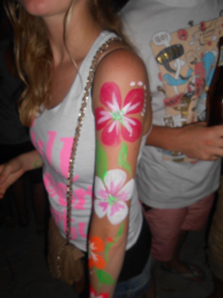 Full moon party neon thailand koh phangan