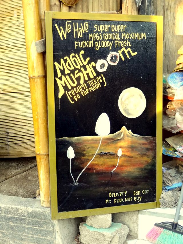 Gili eilanden mushroomshake