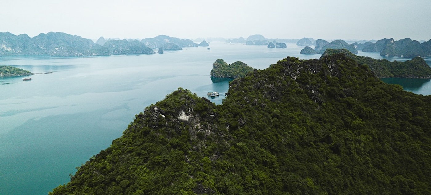Ha Long Bay, Reisroute Vietnam