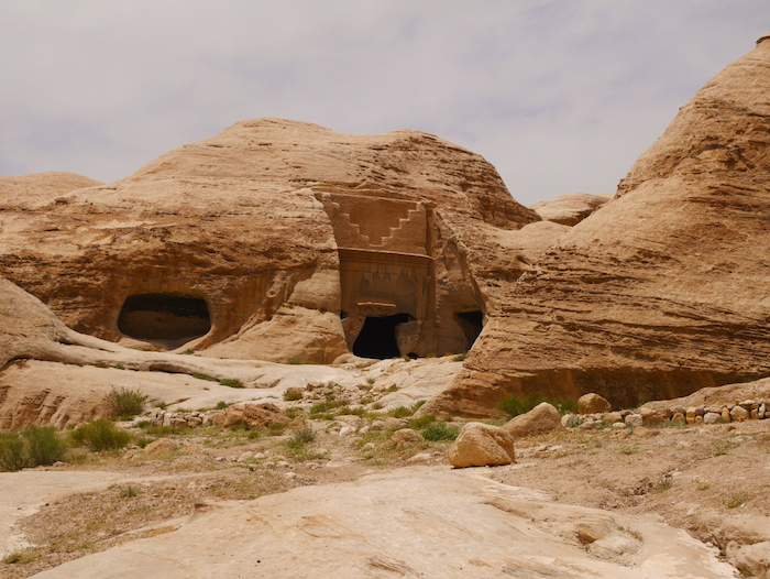 Het begin van Petra Jordanie
