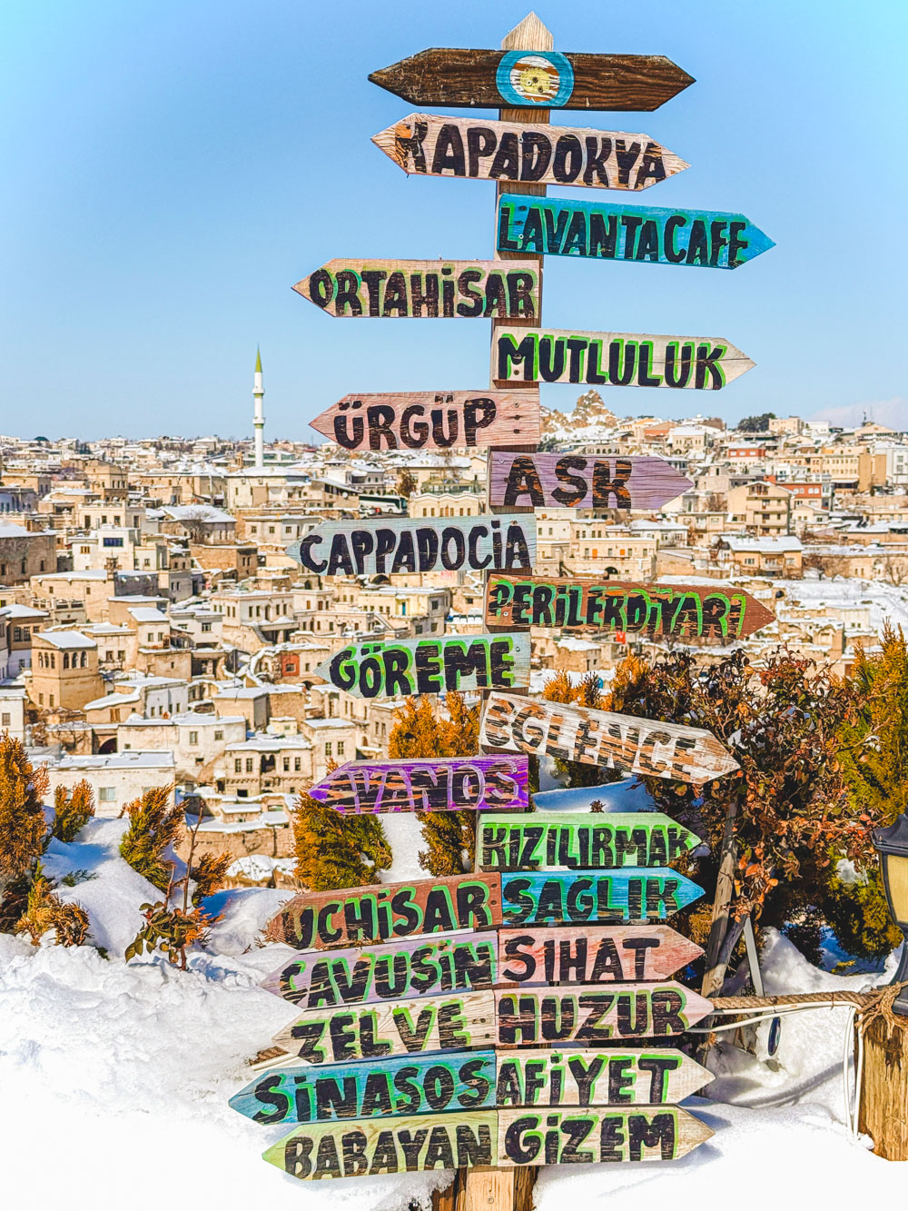 In de winter naar Cappadocie Goreme