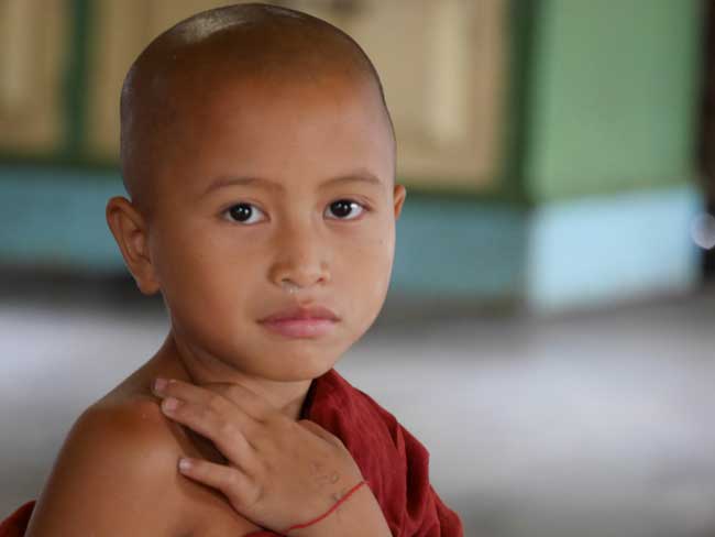 Inle Meer tempel monnik