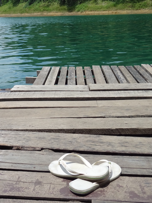 Khao sok zwemmen slippers