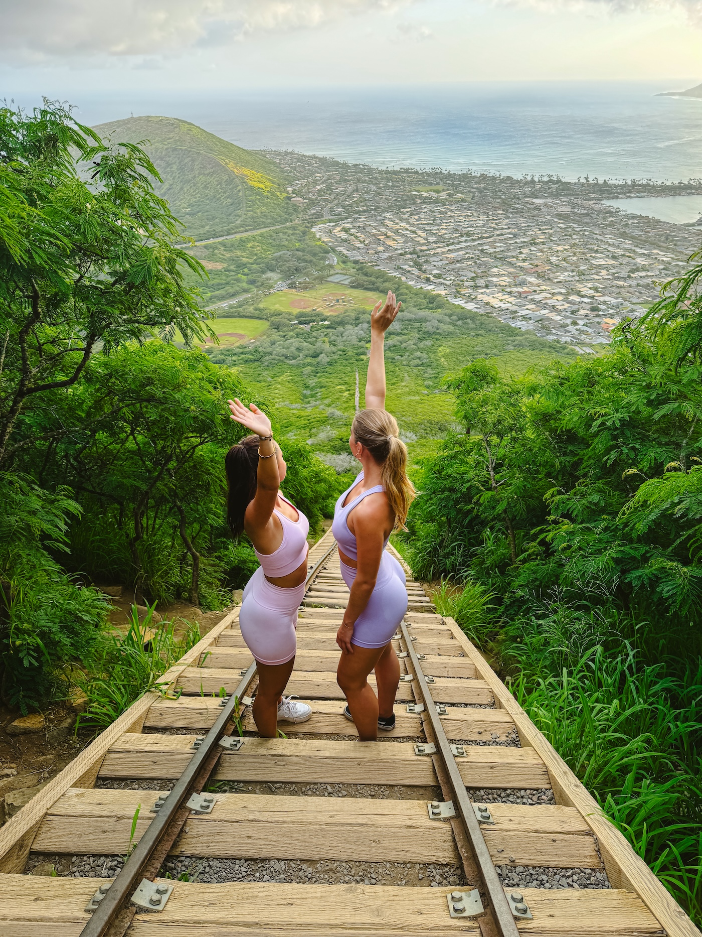 Koko Head Trail Oahu uitzicht