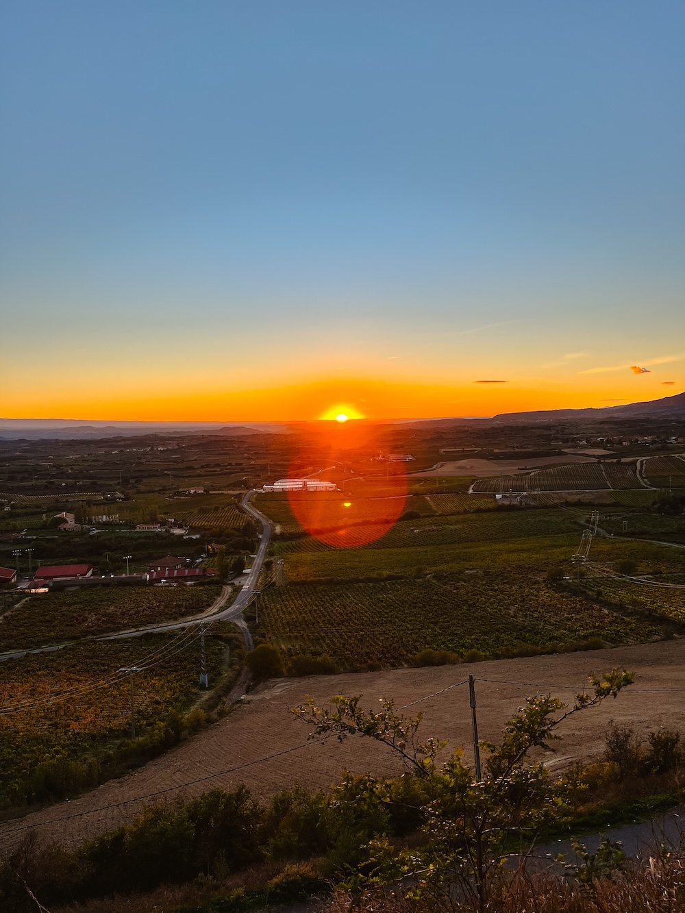 Laguardia zonsondergang