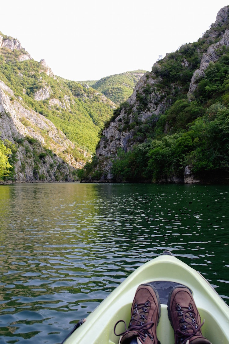Macedonie Matka Kloof Kayakken