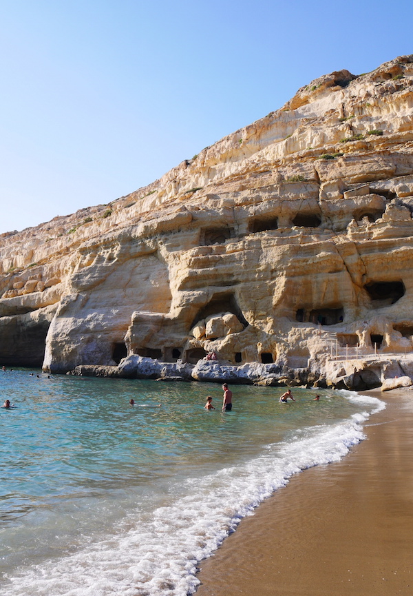 Matala hippie paradijs kreta mooiste stranden