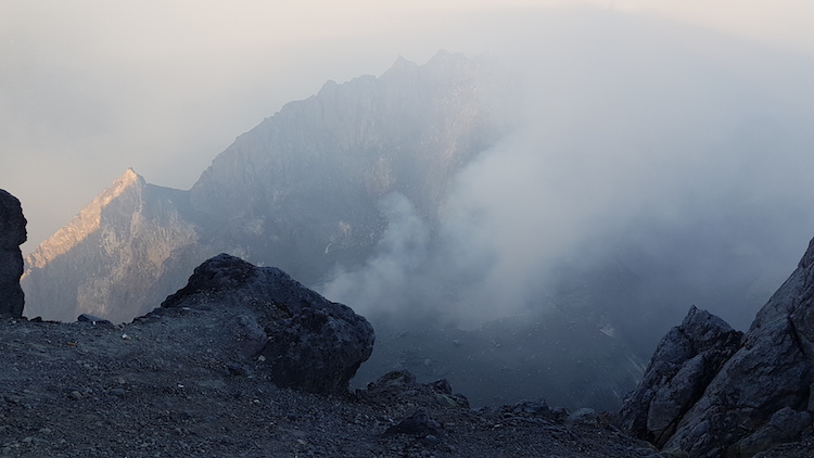 Merapi hike java view