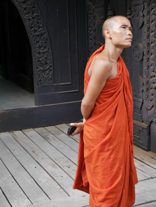 Monnik mandalay tempel