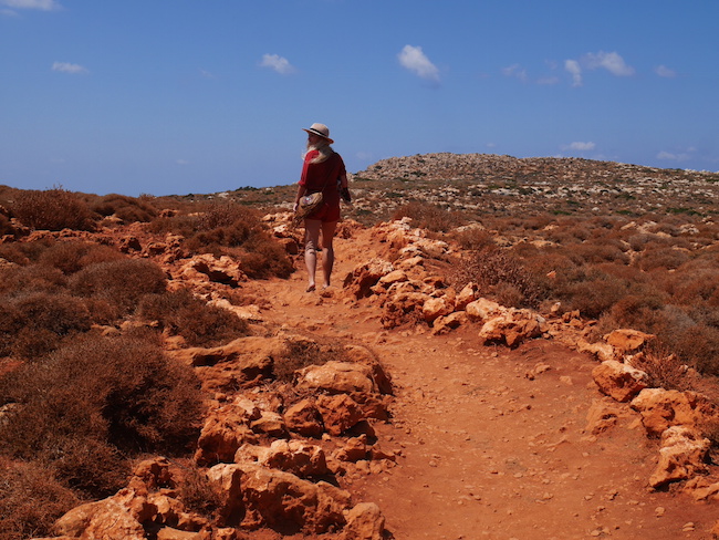 Mooiste strand van Kreta wandeling balos beach