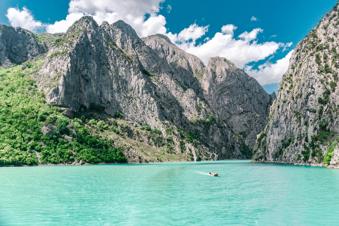 Natuur Albanië, Komani meer