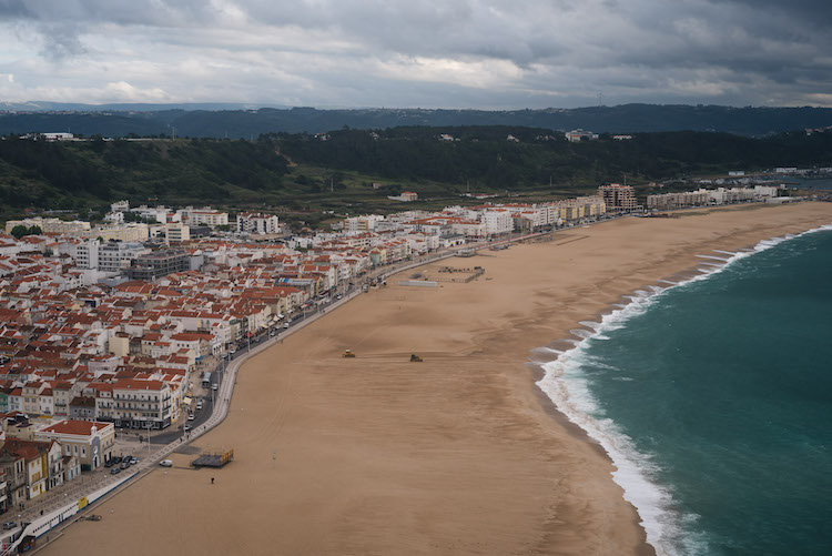 Nazare strand portugal 23