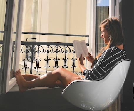 Ochtendritueel parijs legend hotel balkon
