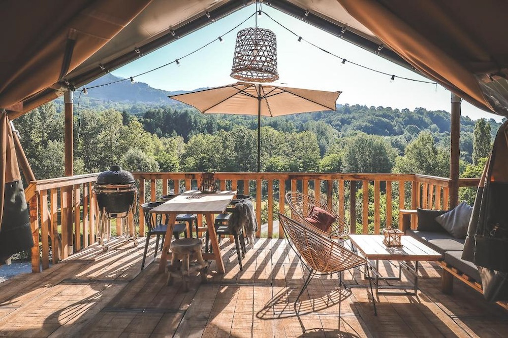 Rancone Lodges, lodge terras