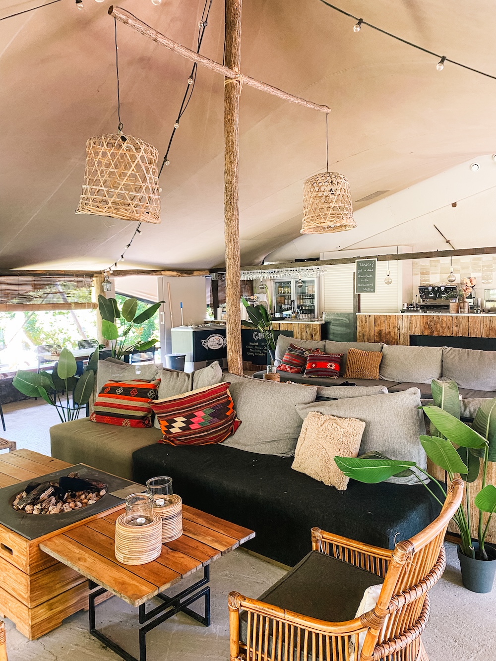 Rancone Lodges, restaurantje