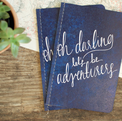 Reisdagboek darling let's be adventurers