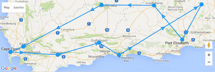 Roadtrip afrika 16 dagen