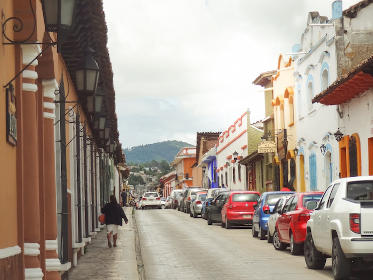 San Cristobal de las Casas straat mexico