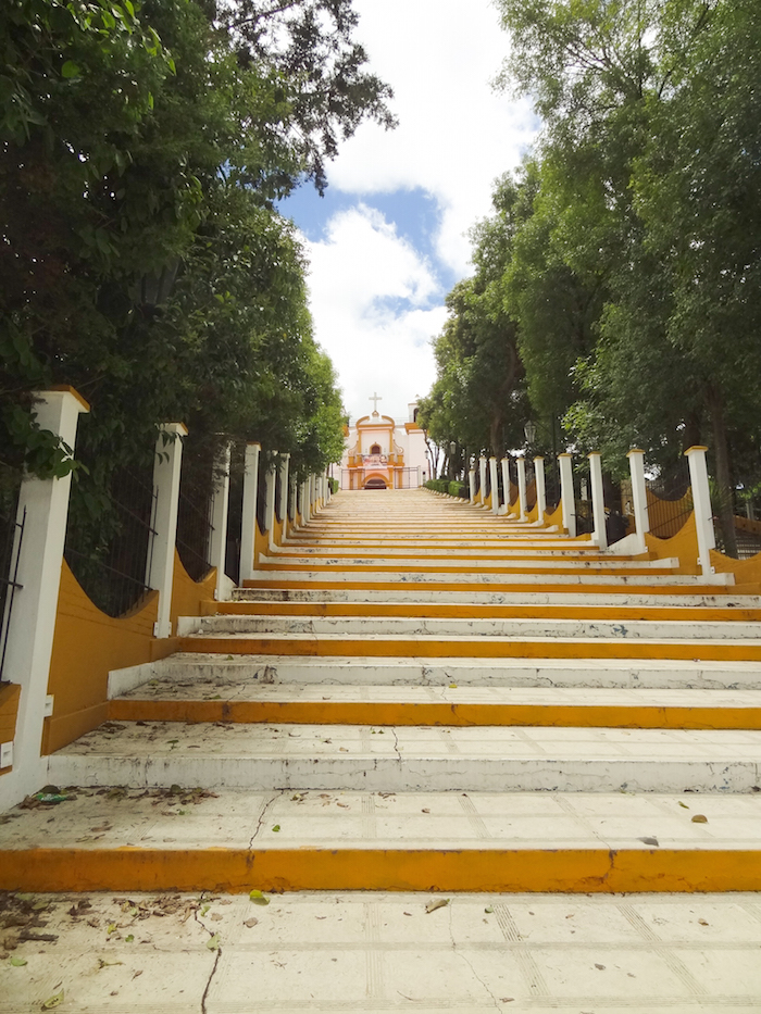 San Cristobal de las Casas trappen Iglesia de Guadelupe