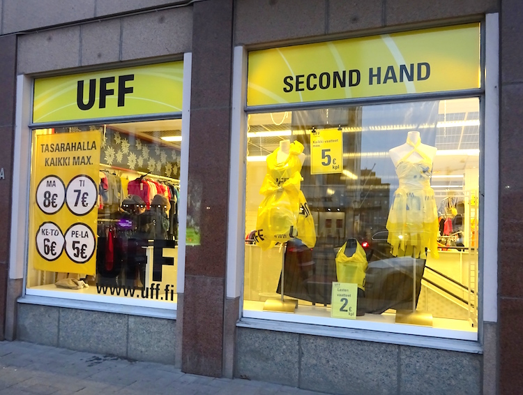 Second hand shop uff helsinki