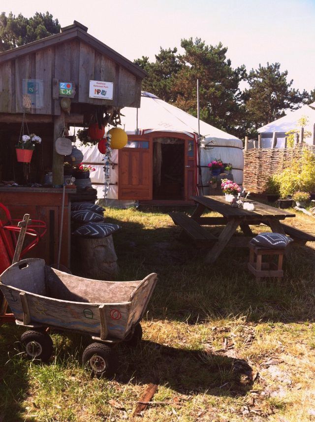 Slapen yurt texel