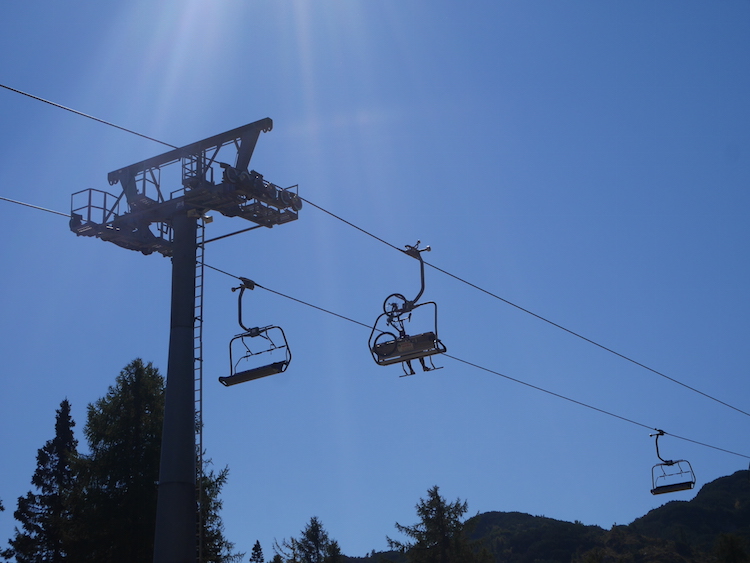 Slovenie outdoor skilift vogel