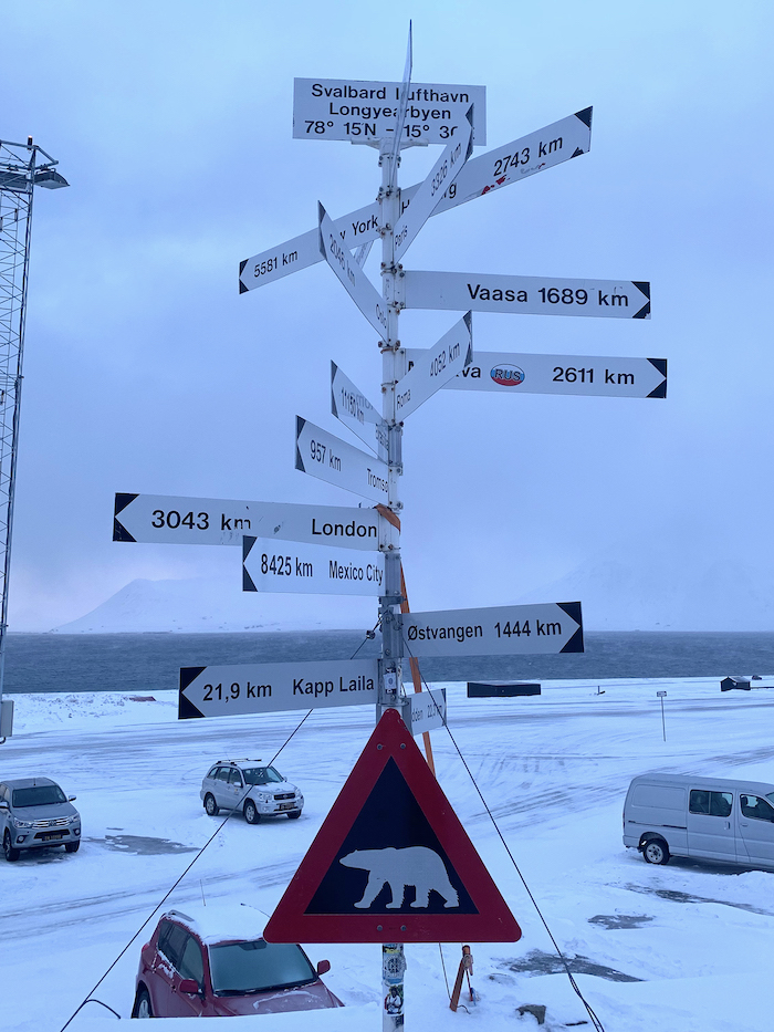 Spitsbergen bewegwijzering centrum