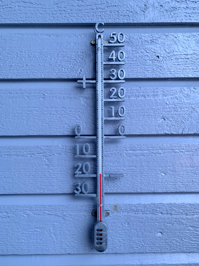 Spitsbergen temperatuur onder nul
