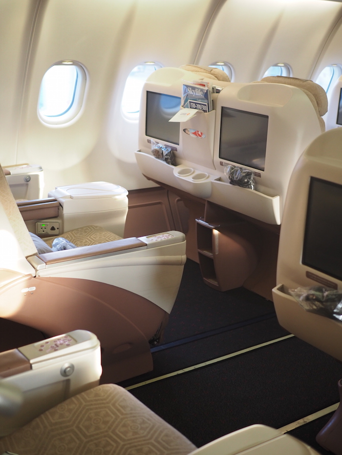 Stoelen business class Turkish Airlines