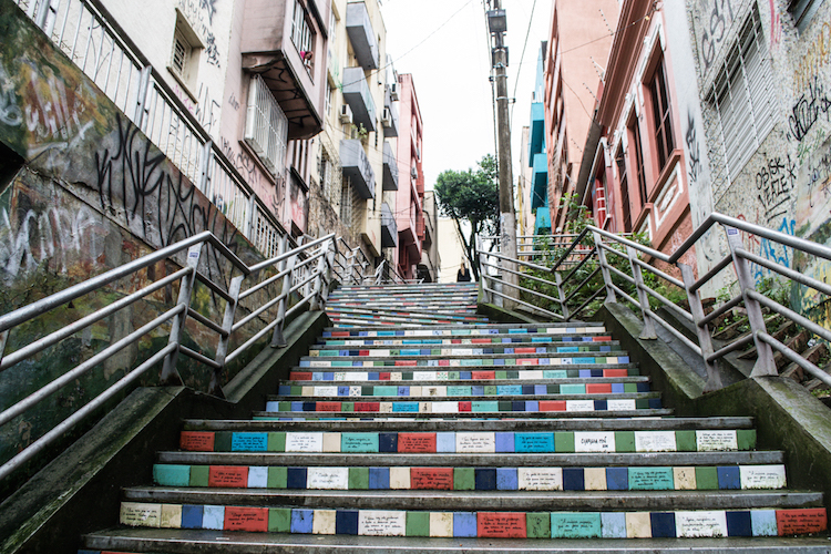 Straat Porto Alegre brazilie