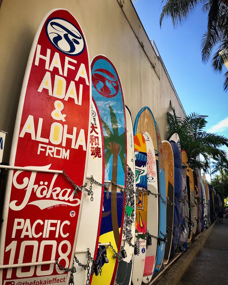 Surfboards aloha hawaii