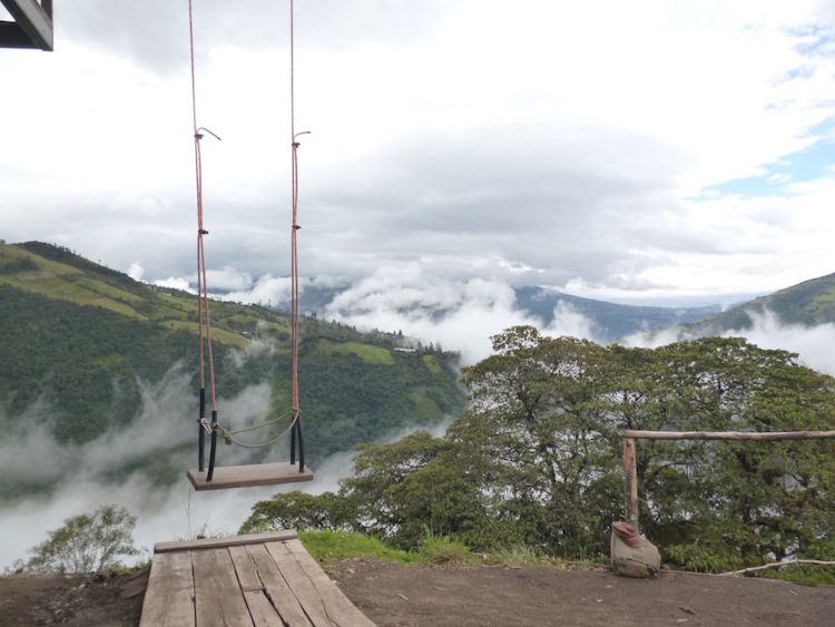 Swing of Death ecuador Banos
