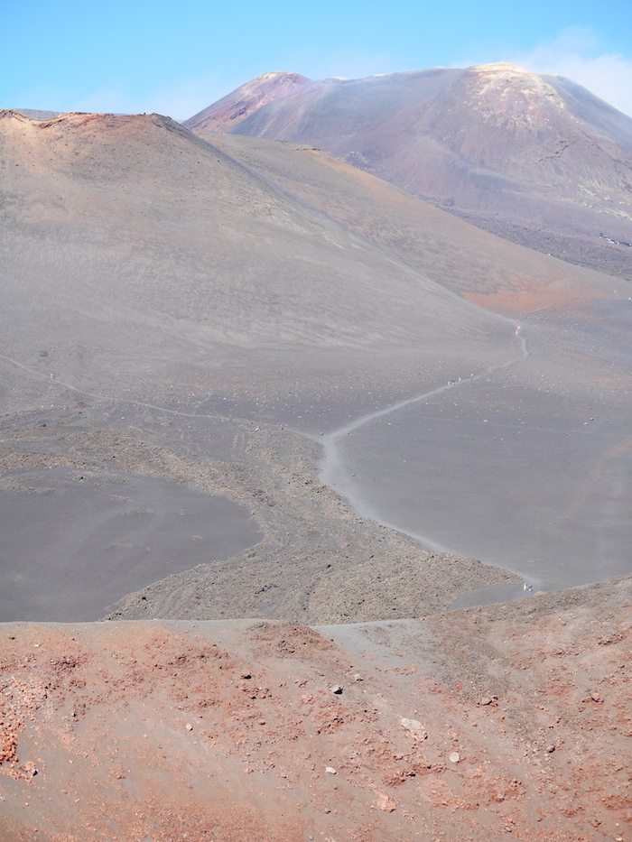 Top etna vulkaan