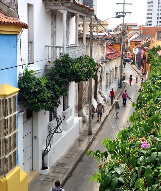 Uitzicht Cartagena colombia