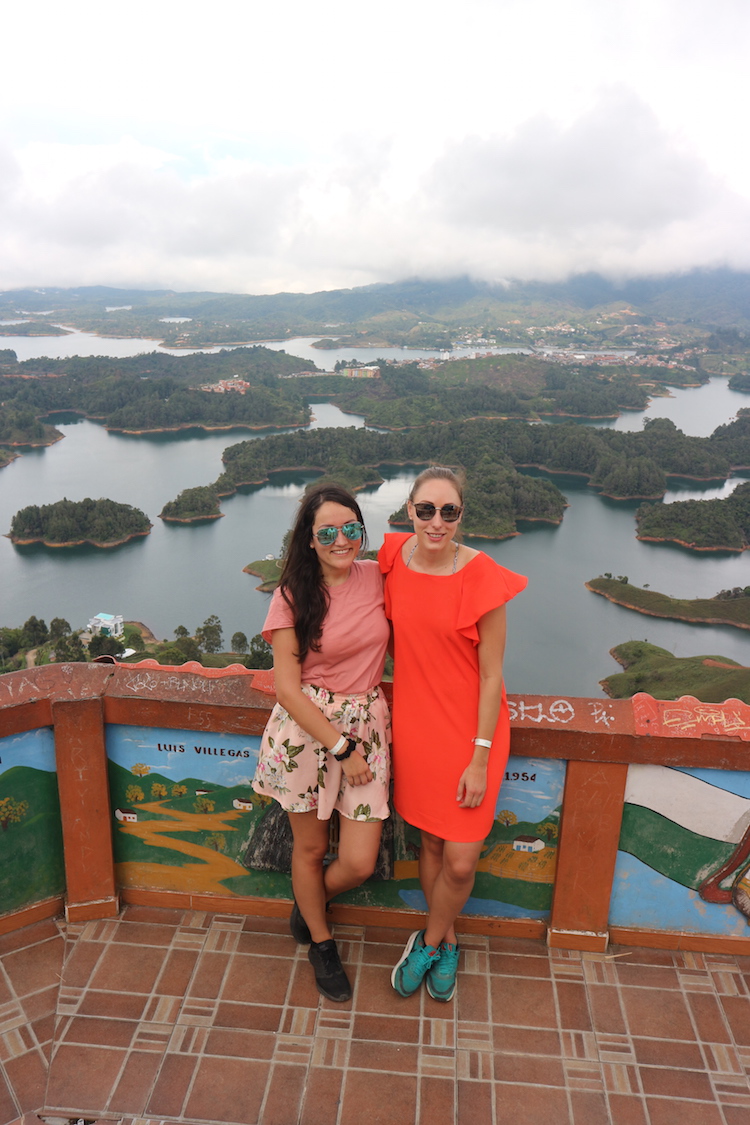 Uitzicht El Peñón de Guatapé
