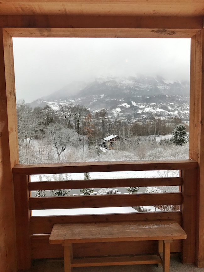 Uitzicht airbnb saint gervais