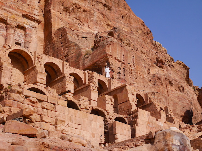 Uitzicht over Petra