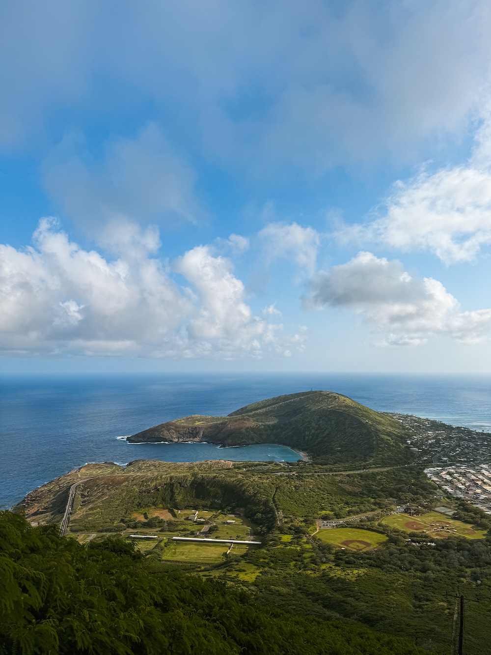 Uitzicht vanaf top Koko Head Trail