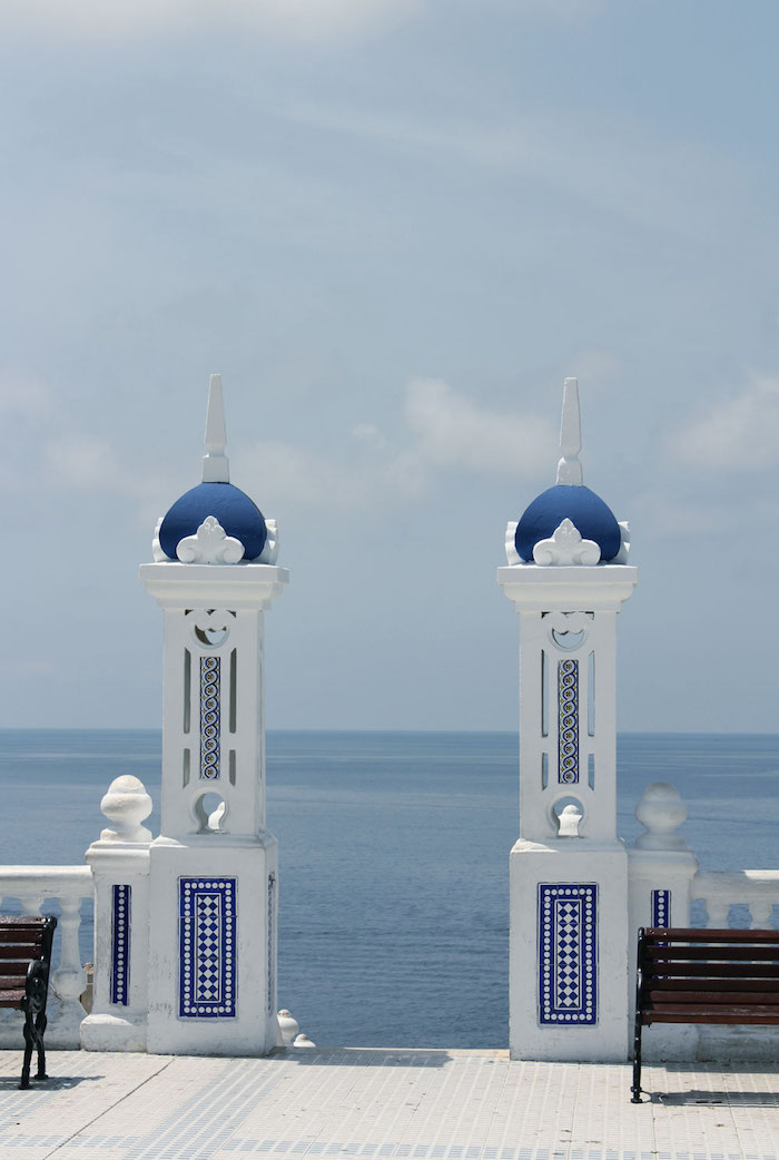 Uitzichtpunt in Benidorm aan zee