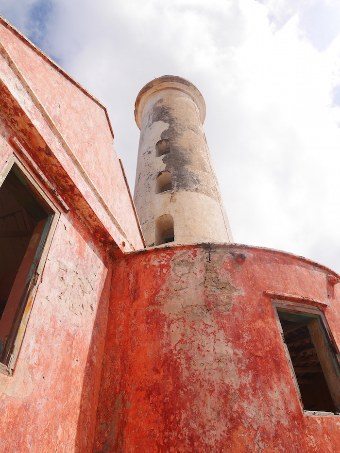 Vuurtoren op het eiland klein curacao